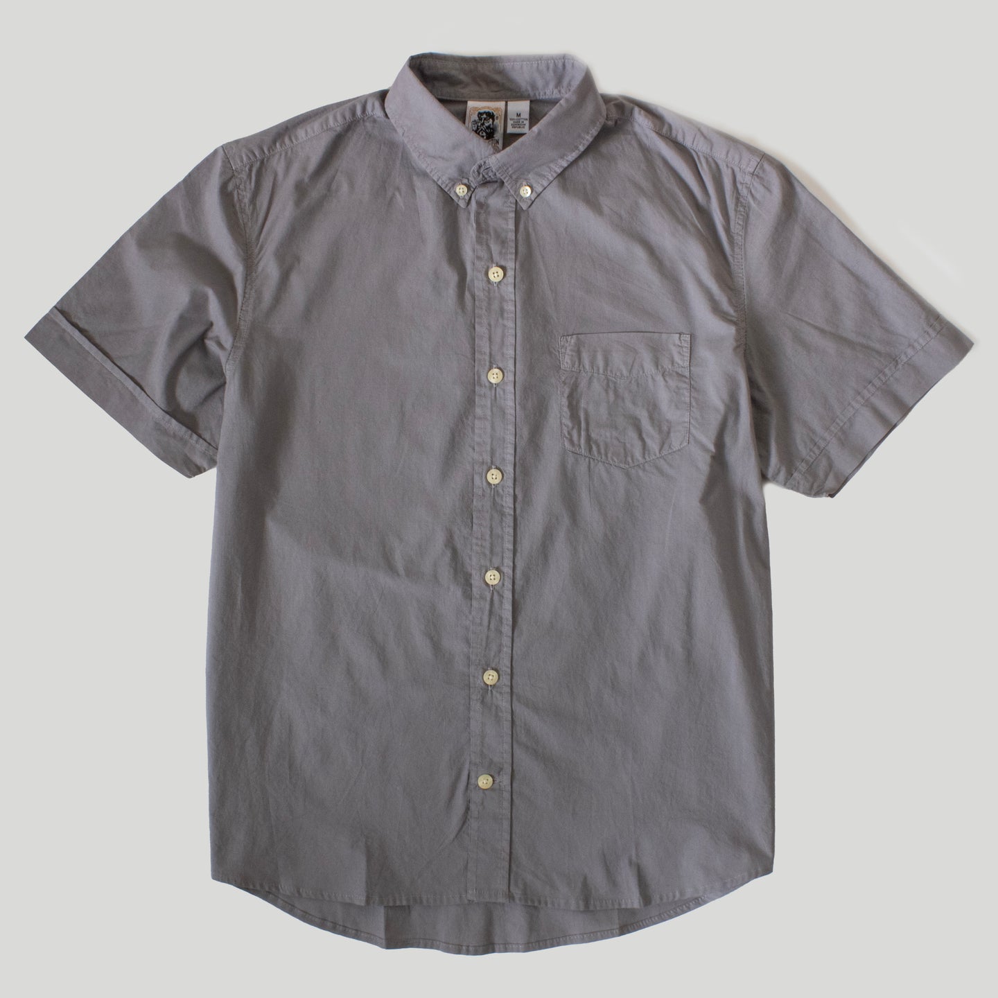 Ken Garment Dyed Short Sleeve in Slate