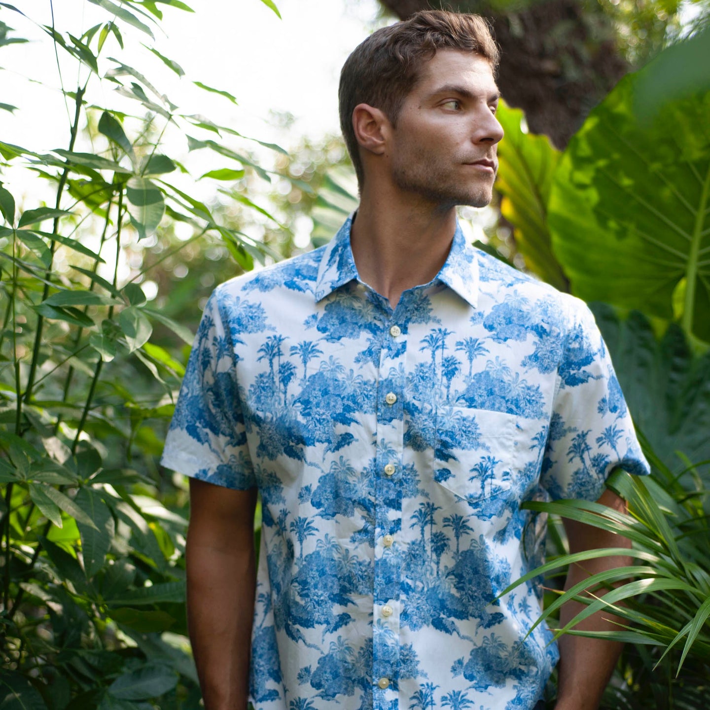 Tropical Indigo SS Shirt