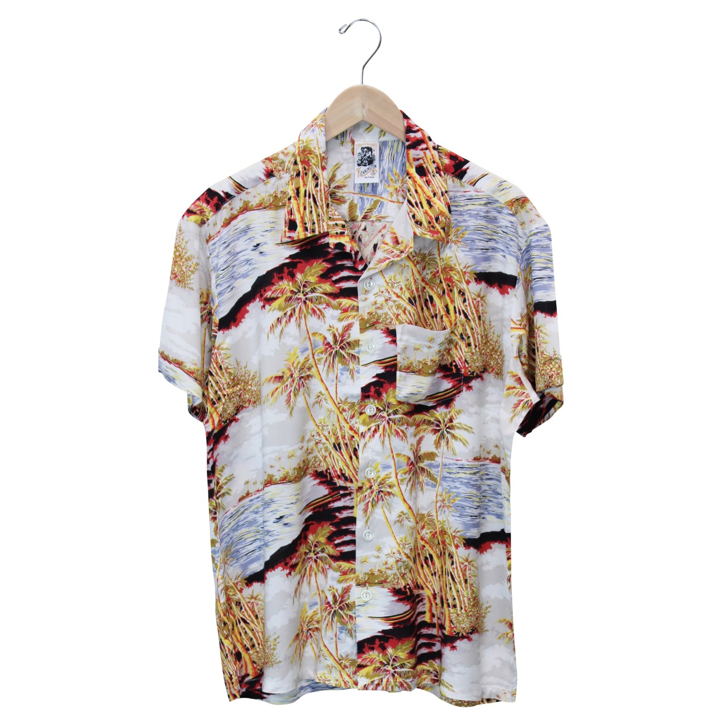 GOLDEN PALM HAWAIIAN SHIRT