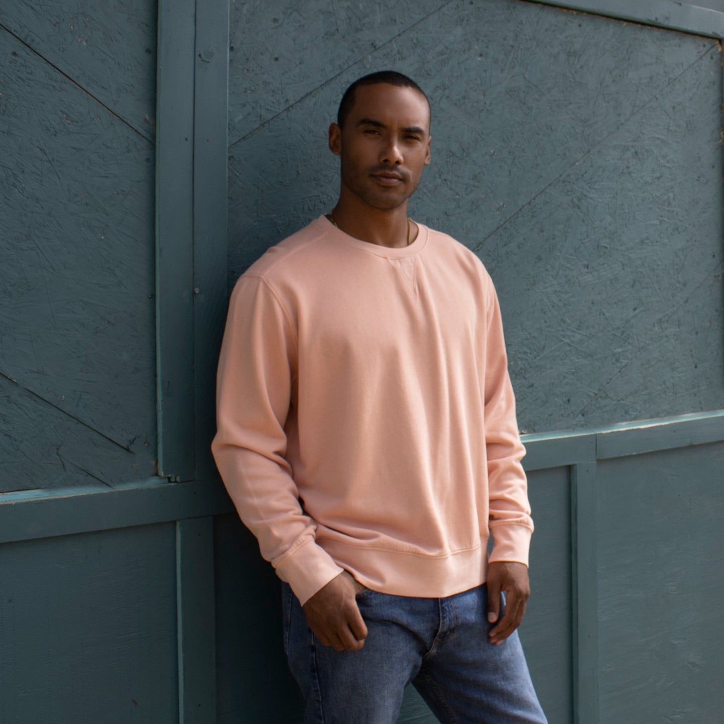 Big Sur Garment Dyed Sweatshirt Dusty Rose